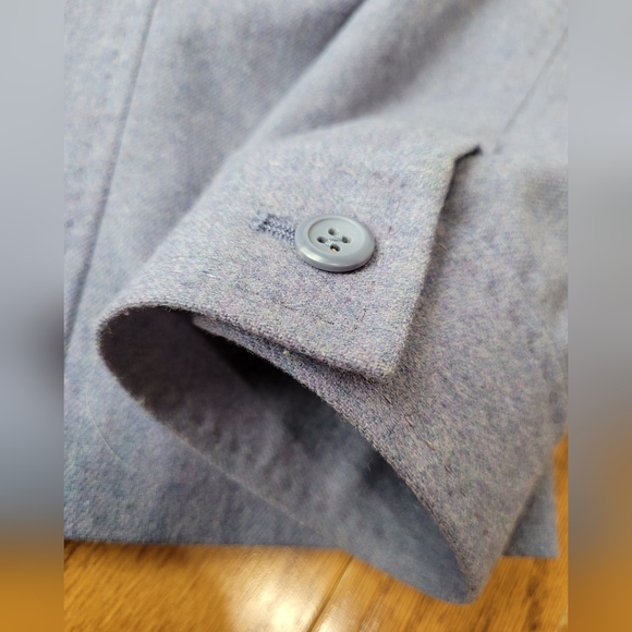 Vintage 90s Pendleton 100% Virgin Wool Blazer Purple Size 14 Button-Up - Picture 3 of 6